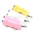 Set of 3 Pink, White & Yellow Small Miniature Universal USB Car Chargers