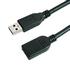 3FT 3 Feet Black USB 3.0 Type A Male to Female Extension Cable