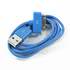 Lot of 3 Blue USB 2.0 Data Sync Charger Cables for iPod Touch iPhone 2G 3G 3GS 4 4S iPad