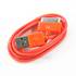 Lot of 5 Orange USB 2.0 Data Sync Charger Cables for iPod Touch iPhone 2G 3G 3GS 4 4S iPad