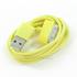 Lot of 3 Yellow USB 2.0 Data Sync Charger Cables for iPod Touch iPhone 2G 3G 3GS 4 4S iPad